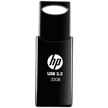 HP 712W 32GB USB 3.2 Flash Drive- Black