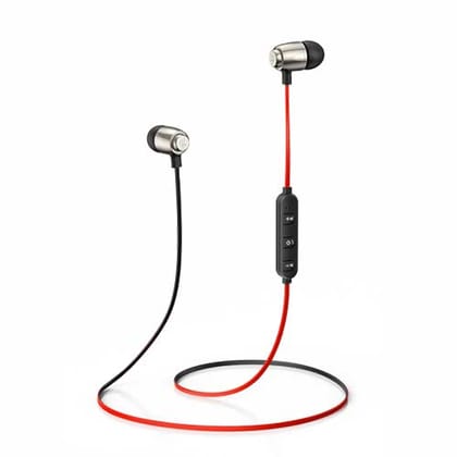 Hapipola Sports Wireless In-Ear Earphone (Red)