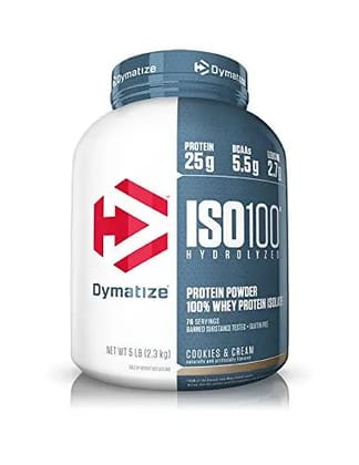DYMATIZE ISO 100 HYDROLYZED 5 LB COOKIES & CREAM