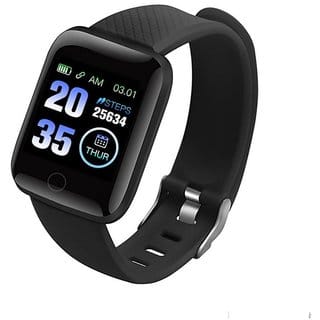 Axtron ID116 Waterproof Smart Watch with SpO2 with Blood Oxygen Monitoring, Continuous Heart Rate, Full Touch