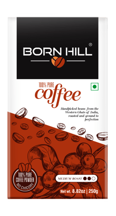 BORN HILL BH coffee powder 250g (Pack of 1)