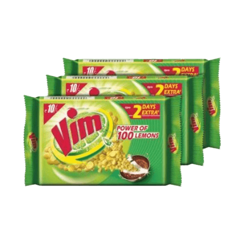 Vim Dishwash Bar 3 x 100g