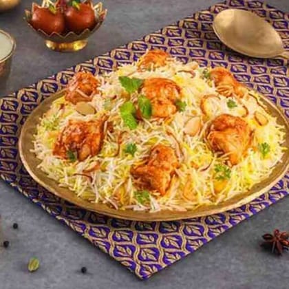 Murgh Tikka Biryani (Chicken Tikka Dum Biryani - Serves 2)