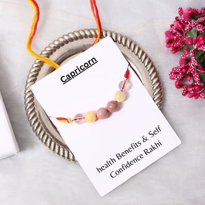 Handcrafted Gemstone Rakhi this Raksha Bandhan give Perfect Gift to Bhai