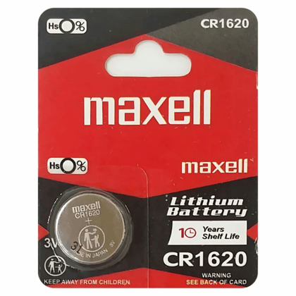 Maxell CR1620 Lithium Button Cell Battery-Pack of 1