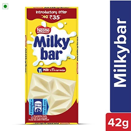 Nestle Milkybar Cream Chocolate - White, 42 gm