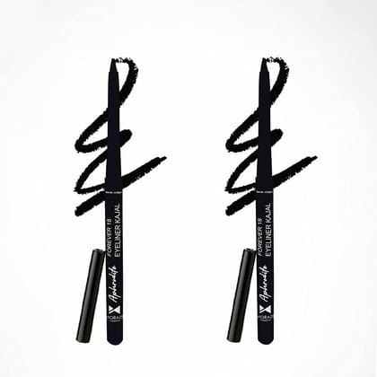 Pack of 2 Aphrodite Forever-18 Intense Black Kajal-Pack of 2 Aphrodite Forever-18 Intense Black Kajal