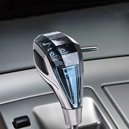 LED Crystal Sensor Touch 7 Colors Gear Knob Silver-Suzuki / Silver