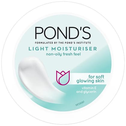 Ponds Moisturiser - With Vitamin E & Glycerine, For Non-Oily Fresh Feel 200 ml