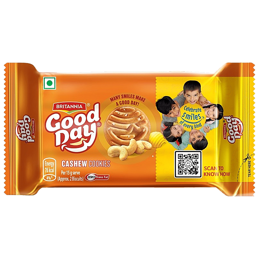 Britannia Good Day Nut Cookies, 200 gm