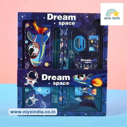 Stationery set for kids , birthday return gift, birthday gift-SPACE