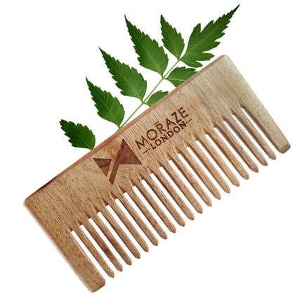 Pure Neem Wood Comb Brown-Pure Neem Wood Comb, Brown