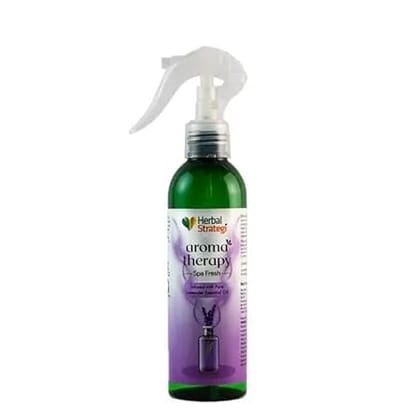 Herbal Strategi Lavender Aroma Therapy - Spa Fresh - 200ml | Infused with Pure Lavender Essential Oil | 100% Pure and Undiluted. No additives or Fillers| Long Lasting | Non Toxic, Safe No side ef