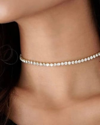 Rhinestone Choker