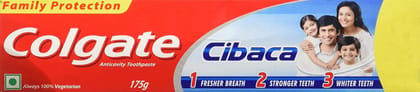 Colgate Cibaca Anti-Cavity Toothpaste, 200G (175G + 25G Extra)