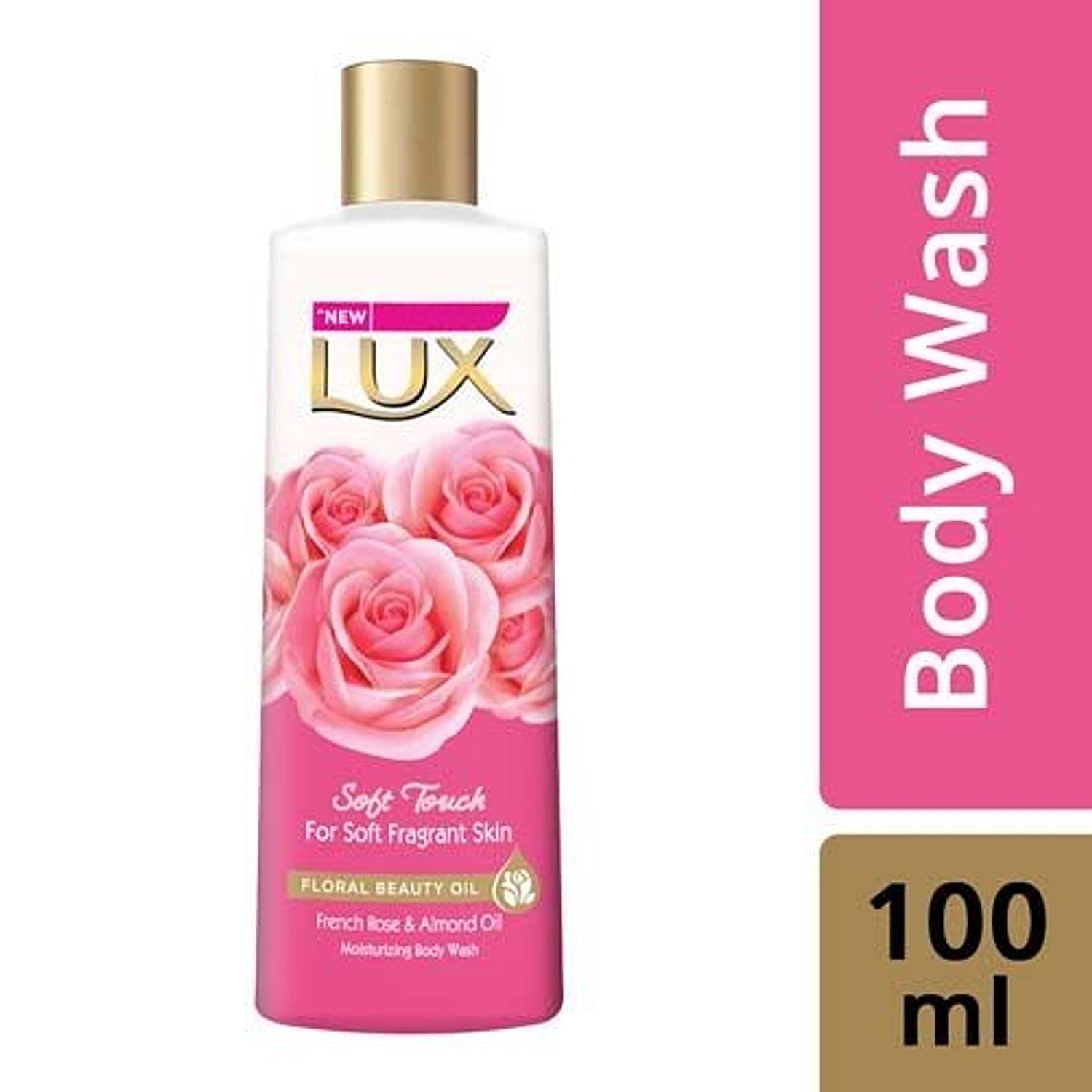 Lux Body Wash - With French Rose & Almond Oil, Soft Touch, 100 Ml