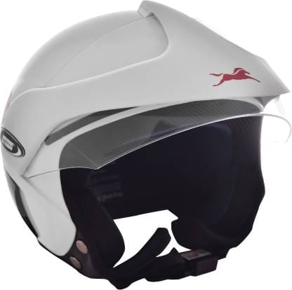 TVS Helmet Half Face Pearl White ML