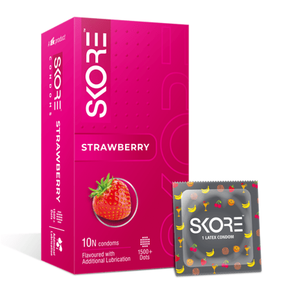 Skore Strawberry Condoms 10s