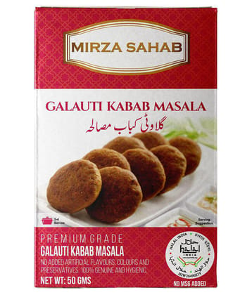 Mirza Sahab Galauti Kabab Instant Mix 50 gm Pack of 4