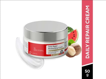 Moisturising Day Cream Long Lasting 24H Hydration For Dry Skin With Grapes Watermelon (50 GM)