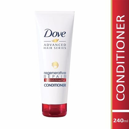 Dove Advanced Hair Series Regenerative Repair Conditioner - For Extremely Damaged Hair, 240 Ml