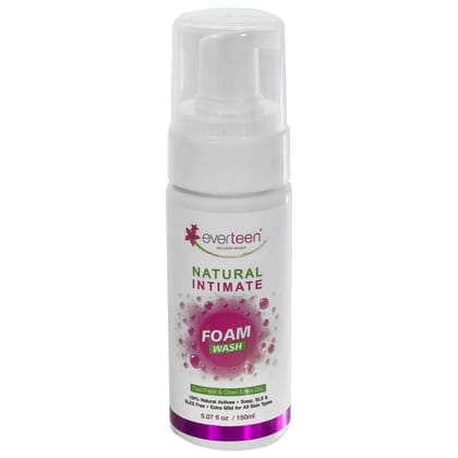 everteen Natural Intimate Foam Wash for Women - 150 ml-1 Pack