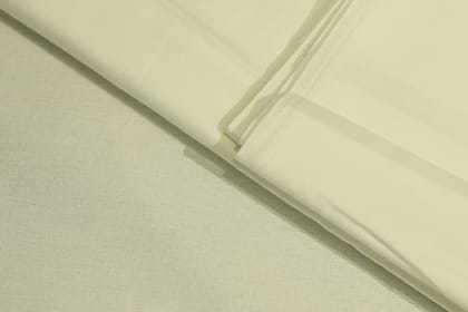 Mfoks : Everyday Plain Cotton Satin Fabric - White Dyeable-Per 2.5 Meter