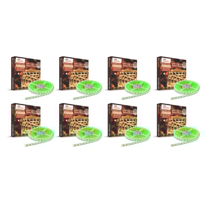 LED STRIP LIGHT 60 LED/Mtr. WITH DRIVER-Green / Pack of 8