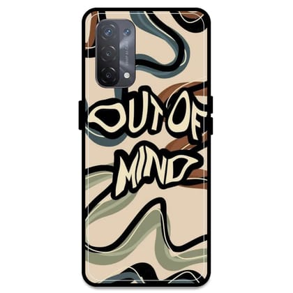 Out Of Mind - Glossy Metal Silicone Case For Oppo Models-Oppo A74 5G