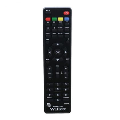 LRIPL STB198 Replacement Remote Control For Willett Cable Set Top Box