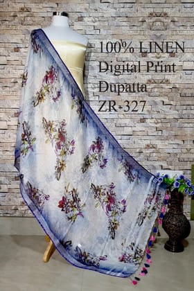 Digital Printed Linen Scarf