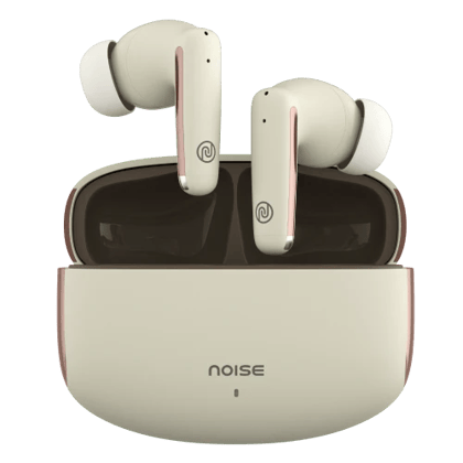 Noise Buds Venus Truly Wireless in-Ear Earbuds with ANC (Up to 30dB), 40H Playtime, Quad Mic with ENC, Instacharge (10 min = 120 min), Low Latency(up to 45ms), 10mm Driver Lunar Ivory