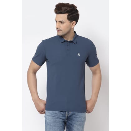 Red Tape Men Teal Polo Neck T-Shirt