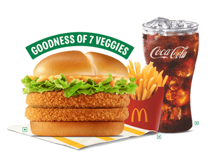 EVM Crispy Veggie Double patty Burger 