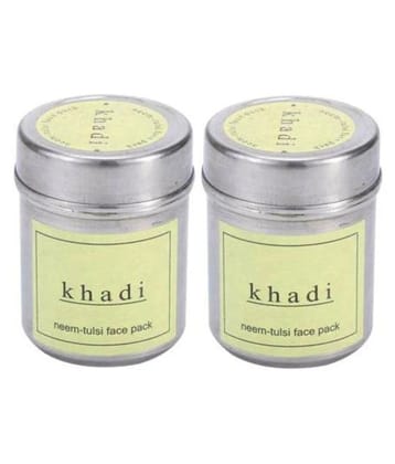 Khadi Herbal Neem Tulsi Face Pack 100 gm Pack of 2