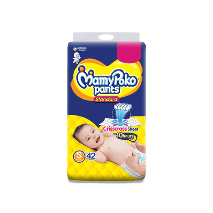 MamyPoko Pants Style Diapers Standard, 42 Units Pack