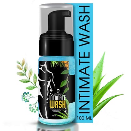 urbangabru Intimate Wash For Men, Anti-Itching, Anti-Fungal, Tea Tree Oil, Aloe Vera, Sea Buckthorn Oil, 100ml, Paraben & Sulphate Free-urbangabru Natural Intimate Wash For Men, Anti-Itching & An