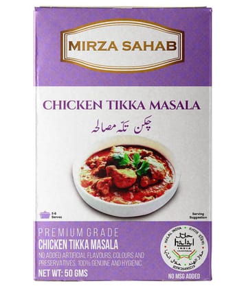 Mirza Sahab Chicken Tikka Masala Instant Mix 50 gm Pack of 4