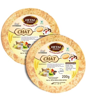 Hetal khakhra Chat Khakhra 200 gm Pack of 2