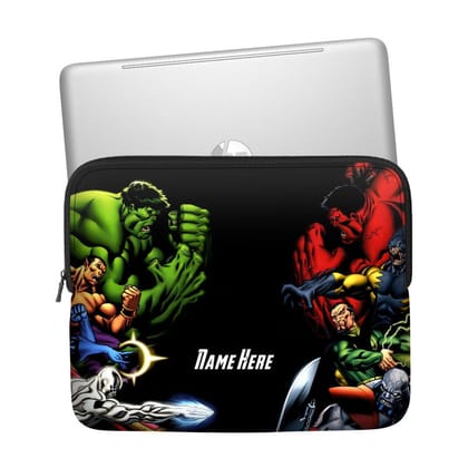 Strike Fight Custom Name Laptop Sleeve-Strike Fight Custom Name Laptop Sleeve