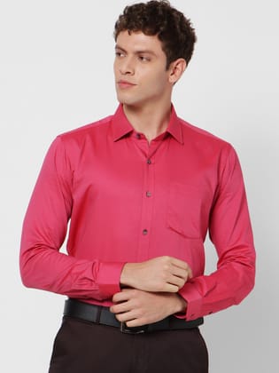 Regular Fit Long Sleeve Formal Shirt-S/36