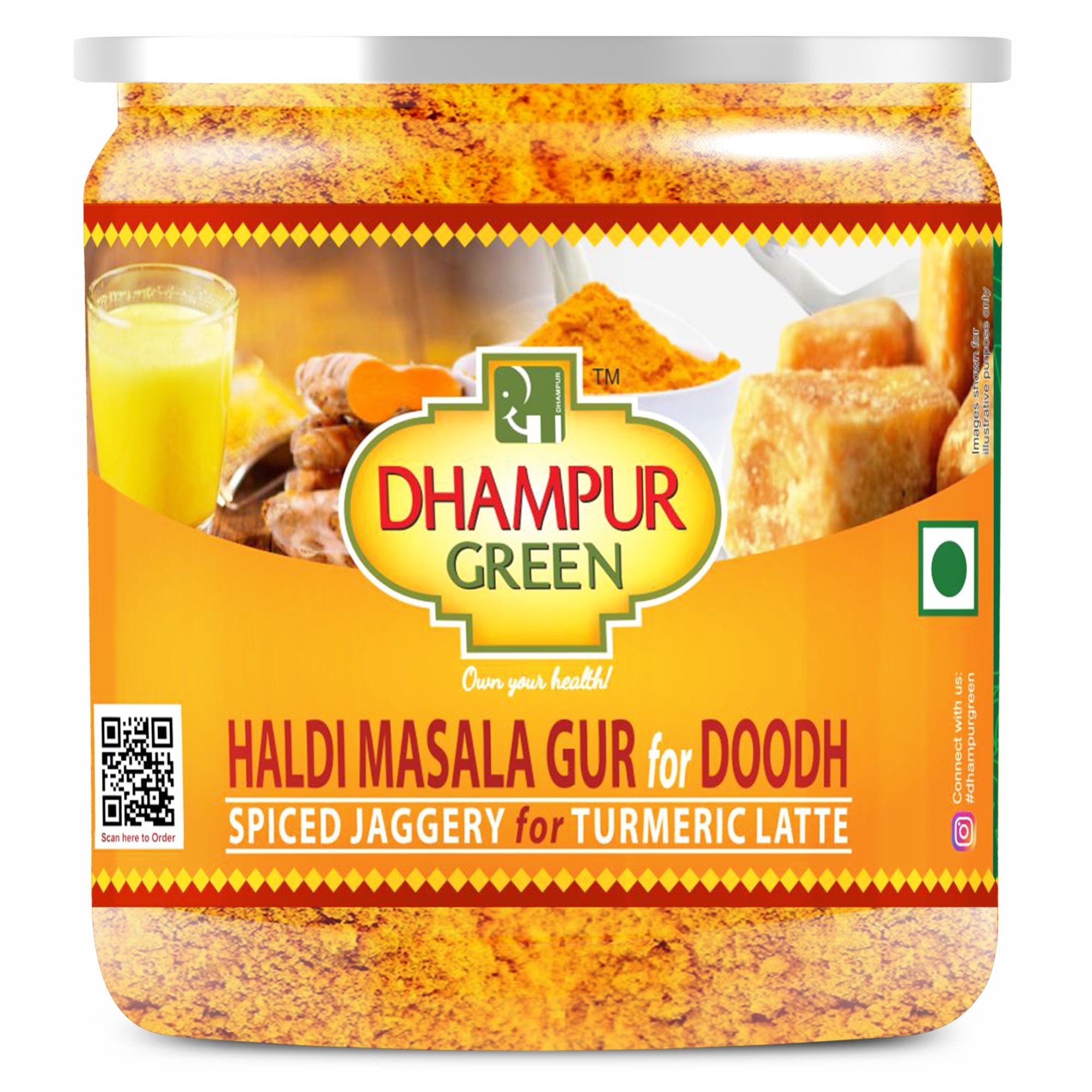 Haldi Masala Gur for Doodh 250 Grams