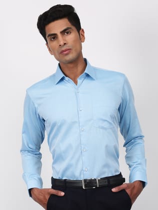 Regular Fit Long Sleeve Formal Shirt-M/38