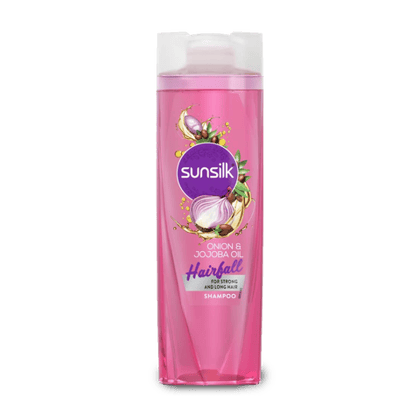 Sunsilk Onion & Jojoba Oil Hairfall Shampoo For Strong & Long Hair, 195 ml Bottle