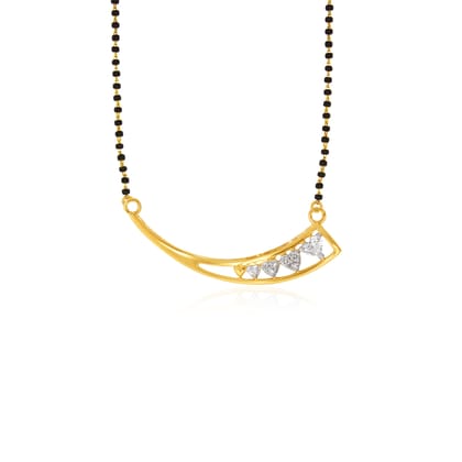 Senco Gold Melodious Fondness Diamond Mangalsutra