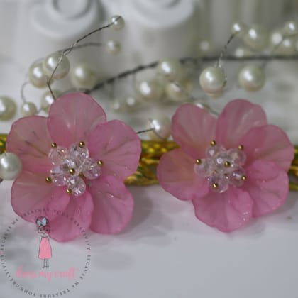 Small 3D Fairy Flowers - Pink