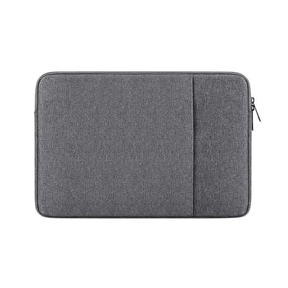 Valente Universal Protective Sleeve for 13.3" to 14" Laptops and iPads - Durable, Slim Design with Soft Lining-Grey