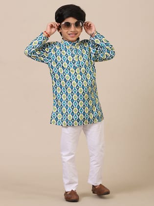 Kurta Pajama Set for Boys-1-2Y