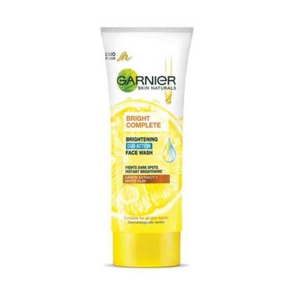 GARNIER BRIGHT COMPLETE VITAMIN C LEMON FACE WASH 50 G