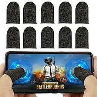 20 Pcs Finger Sleeve gaming controller for PUBG sweatproof Gloves